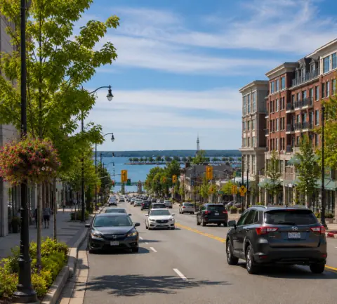 Burlington skyline